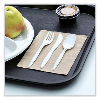 Boardwalk® Mediumweight Wrapped Polypropylene Cutlery, Fork, White, 1000/Carton (BWKMWFIW)