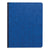 Universal® Pressboard Report Cover, Two-Piece Prong Fastener, 3" Capacity, 8.5 x 11, Dark Blue/Dark Blue (UNV80573)