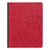 Universal® Pressboard Report Cover, Two-Piece Prong Fastener, 3" Capacity, 8.5 x 11, Executive Red/Executive Red (UNV80579)