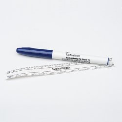 Cardinal Health™ Skin Marker with Ruler Gentian Violet Ink Sterile Wide Barrel Regular Tip (970843_BX)