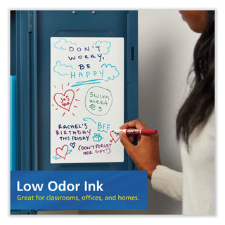 EXPO® Low-Odor Dry Erase Fine Tip Markers, Fine Marker Point, Assorted Alcohol Based Ink, 36/Pack (SAN2138424)