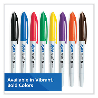 EXPO® Vis-A-Vis Wet-Erase Markers, Fine Marker Point, Black, 36/Box (SAN2134342)
