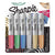 Sharpie® Metallic Permanent Marker, Medium Chisel Tip, Assorted, 6/Pack (SAN2089634)