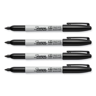 Sharpie® Extreme Marker, Fine Bullet Tip, Black, 4/Pack (SAN1927436)