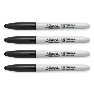 Sharpie® Extreme Marker, Fine Bullet Tip, Black, 4/Pack (SAN1927436)