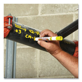 Sharpie® Mean StreakMarking Stick, Broad Bullet Tip, Yellow (SAN85005)