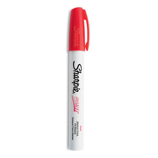 Sharpie® Permanent Paint Marker, Medium Bullet Tip, Red (SAN35550)