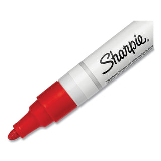 Sharpie® Permanent Paint Marker, Medium Bullet Tip, Red (SAN35550)