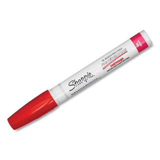Sharpie® Permanent Paint Marker, Medium Bullet Tip, Red (SAN35550)