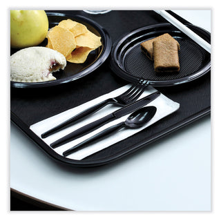 Boardwalk® Heavyweight Wrapped Polystyrene Cutlery, Knife, Black, 1,000/Carton (BWKKNIHWPSBIW)