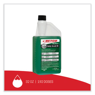 Betco® Daily Scrub SC Floor Cleaner, Characteristic Scent, 32 oz Bottle, 6/Carton (BET1884800)