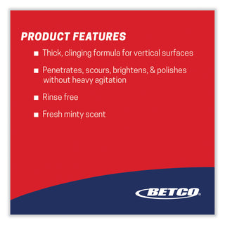 Betco® Best Bet Liquid Abrasive Creme Cleanser, Quart Bottle, 12/Case (566077)