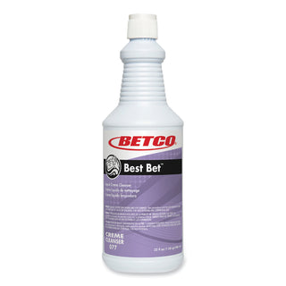 Betco® Best Bet Liquid Abrasive Creme Cleanser, Quart Bottle, 12/Case (566077)