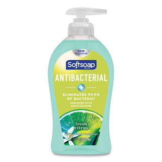 Softsoap® Antibacterial Hand Soap, Fresh Citrus, 11 1/4 oz Pump Bottle, 6/Carton (CPC44572)