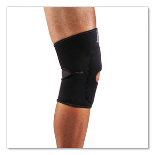 ergodyne® ProFlex 615 Open Patella Anterior Pad Knee Sleeve, Small, Black (EGO16532)