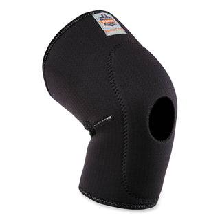 ergodyne® ProFlex 615 Open Patella Anterior Pad Knee Sleeve, Small, Black (EGO16532)