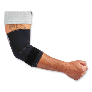ergodyne® ProFlex 655 Compression Arm Sleeve with Strap, 2X-Large, Black (EGO16586)