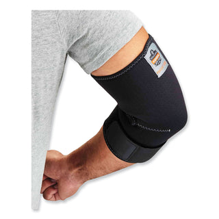 ergodyne® ProFlex 655 Compression Arm Sleeve with Strap, 2X-Large, Black (EGO16586)