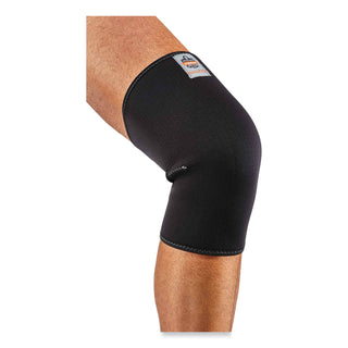 ergodyne® ProFlex 600 Neoprene Single Layer Knee Sleeve, Small, Black (EGO16502)