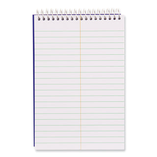 Blueline® High-Capacity Steno Pad, Medium/College Rule, Blue Cover, 180 White 6 x 9 Sheets (REDAT12B)