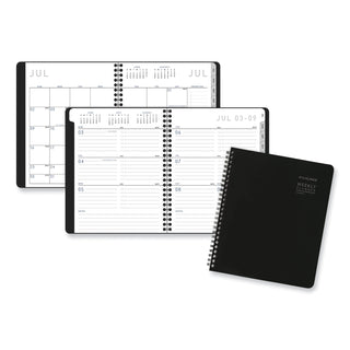 AT-A-GLANCE® Contempo Lite Academic Year Weekly/Monthly Planner, 8.75 x 7.87, Black Cover, 12-Month (July to June) 2024 to 2025 (AAG7058XL05)