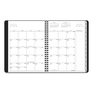 AT-A-GLANCE® Contempo Lite Academic Year Weekly/Monthly Planner, 8.75 x 7.87, Black Cover, 12-Month (July to June) 2024 to 2025 (AAG7058XL05)