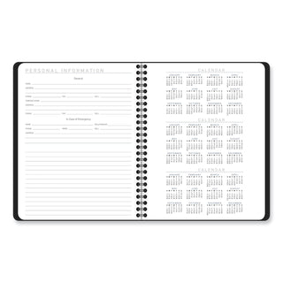 AT-A-GLANCE® Contempo Lite Academic Year Weekly/Monthly Planner, 8.75 x 7.87, Black Cover, 12-Month (July to June) 2024 to 2025 (AAG7058XL05)