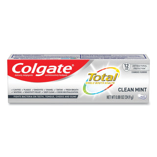Colgate® Total Toothpaste, Coolmint, 0.88 oz, 24/Carton (CPC45986)