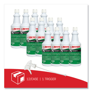 Betco® Forest 5, Mint Scent, 32 oz Bottle, 12/Carton (BET3071200)