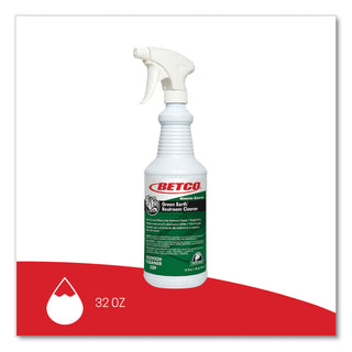 Betco® Green Earth RTU Restroom Cleaner, Fresh Mint Scent, 32 oz Bottle, 12/Carton (BET3091200)