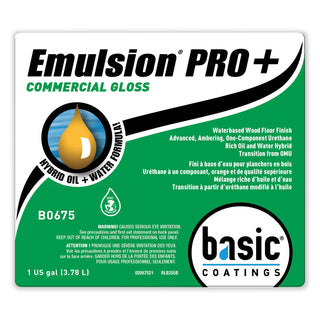 Betco® Emulsion Pro+ Floor Finish and Sealer, 1 gal Bottle, 4/Carton (BETB06754312)