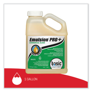 Betco® Emulsion Pro+ Floor Finish and Sealer, 1 gal Bottle, 4/Carton (BETB06754312)