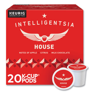 Intelligentsia House Blend Coffee K-Cups, Light Roast, 20/Box (GMT0153)