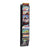 Safco® Onyx Mesh Literature Rack, Ten Compartments, 10.25w x 3.5d x 50.75h, Black (SAF5579BL)