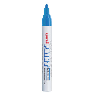 uni®-Paint Permanent Marker, Medium Bullet Tip, Blue (UBC63603)