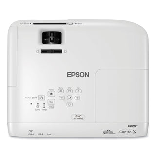 Epson® PowerLite X49 3LCD XGA Classroom Projector, 3,600 lm, 1024 x 768 Pixels, 1.2x Zoom (EPSV11H982020) (EPSV11H982020)