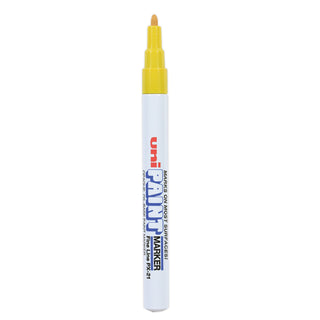 uni®-Paint Permanent Marker, Fine Bullet Tip, Yellow (UBC63705)