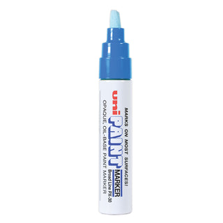uni®-Paint Permanent Marker, Broad Chisel Tip, Blue (UBC63733)