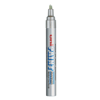 uni®-Paint Permanent Marker, Medium Bullet Tip, Metallic Silver (UBC63614)