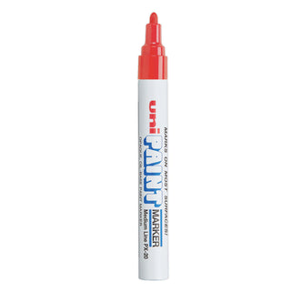 uni®-Paint Permanent Marker, Medium Bullet Tip, Red (UBC63602)