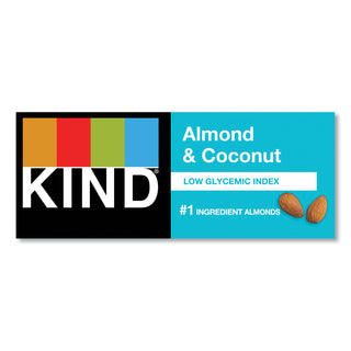 KIND Fruit and Nut Bars, Almond and Coconut, 1.4 oz, 12/Box (KND17828)