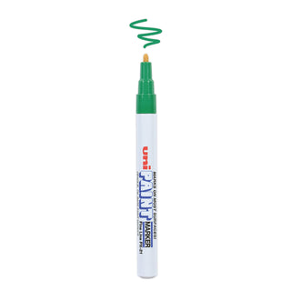 uni®-Paint Permanent Marker, Fine Bullet Tip, Green (UBC63704)