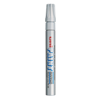 uni®-Paint Permanent Marker, Medium Bullet Tip, Metallic Silver (UBC63614)