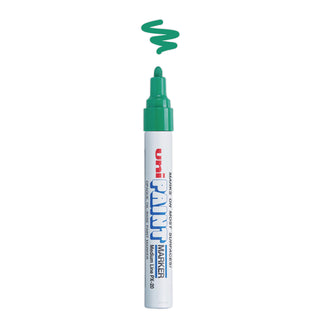 uni®-Paint Permanent Marker, Medium Bullet Tip, Green (UBC63604)