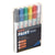 uni®-Paint Permanent Marker, Medium Bullet Tip, Assorted Colors, 6/Set (UBC63630)