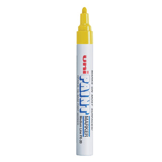 uni®-Paint Permanent Marker, Medium Bullet Tip, Yellow (UBC63605)