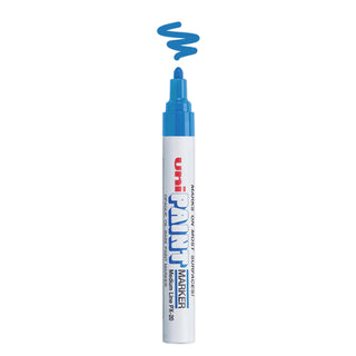 uni®-Paint Permanent Marker, Medium Bullet Tip, Blue (UBC63603)