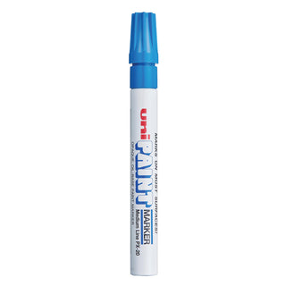 uni®-Paint Permanent Marker, Medium Bullet Tip, Blue (UBC63603)