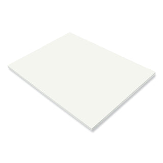 Prang® Construction Paper, 58lb, 18 x 24, White, 50/Pack (PAC9217)
