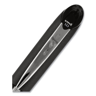 uniball® Jetstream Stick Ballpoint Pen, Bold 1mm, Black Ink, Black Barrel (UBC33921)